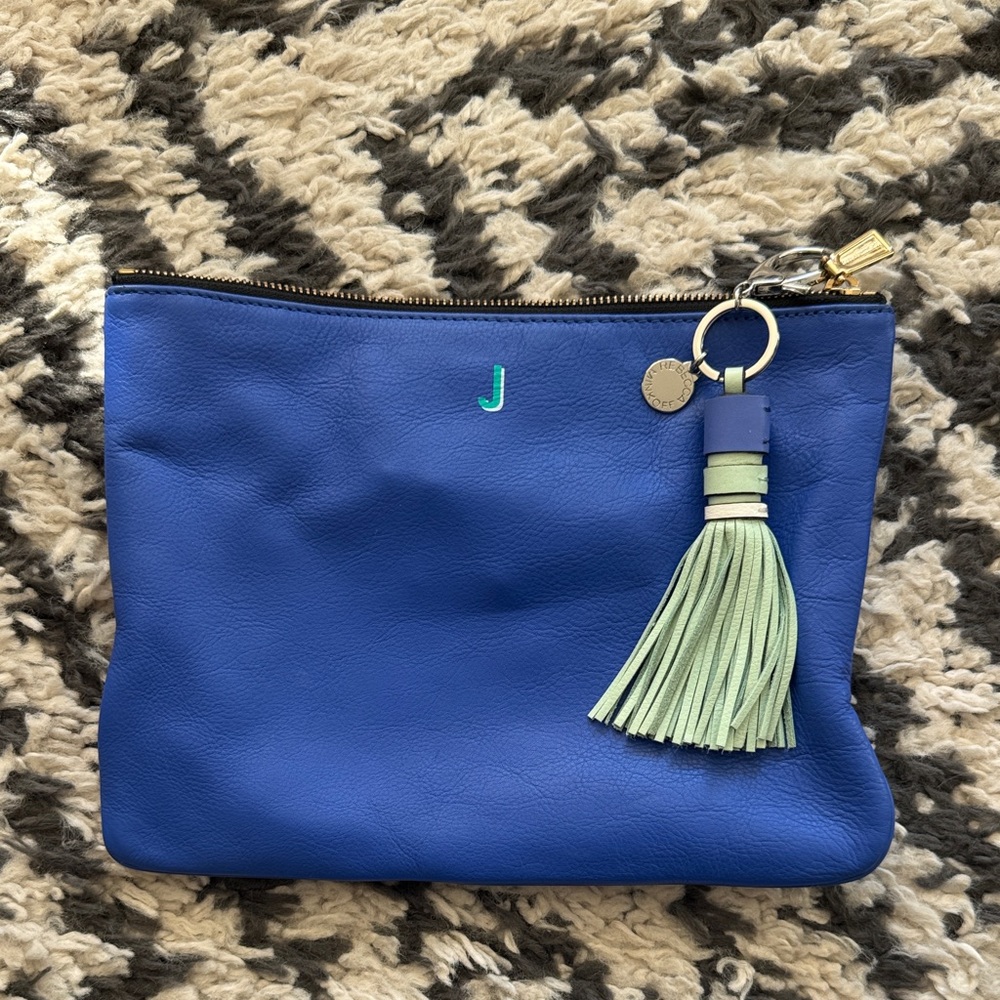 Rebecca Minkoff Blue Leather Clutch